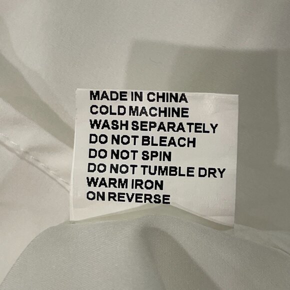 PASCAL (NEW) Long Sleeve Maxi Dress Bow Neck Light Gray & Multi Dots Size L - Picture 12 of 12